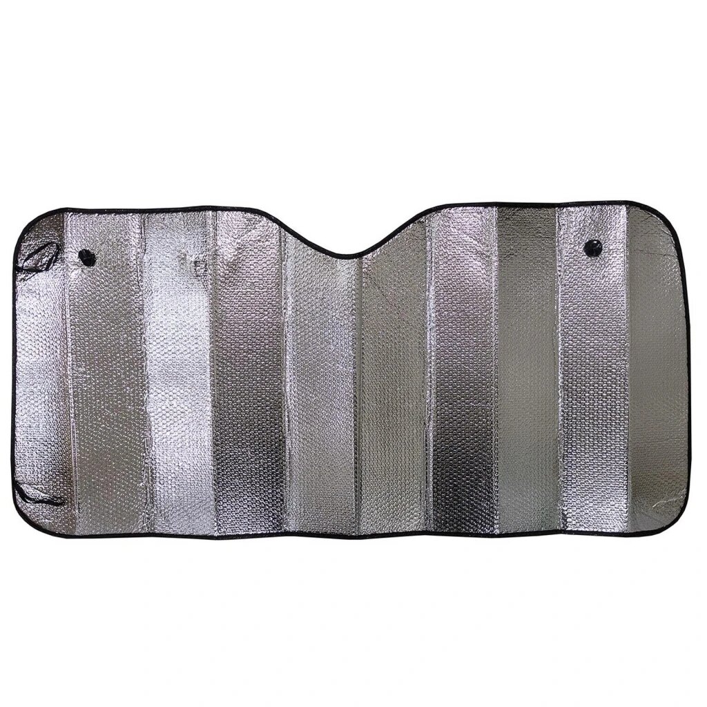 Шторка экран 150*80см на лобовое стекло SKYWAY фольга двусторонняя