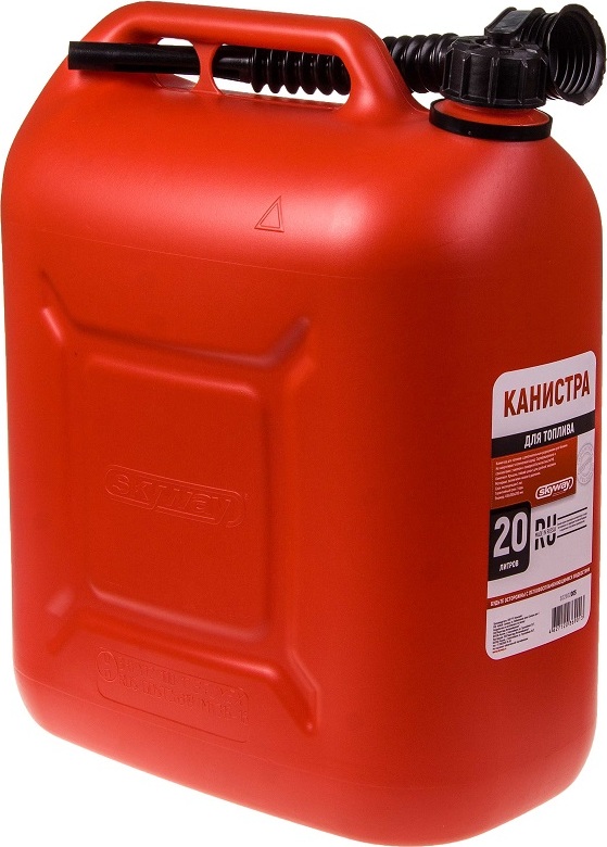 Канистра SKYWAY пластик 20л вертикальная усиленная S02602005